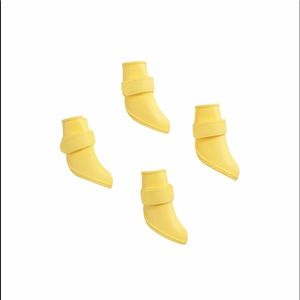 Youly The Nature lover Yellow Waterproof Silicone Dog Boots Medium NWT